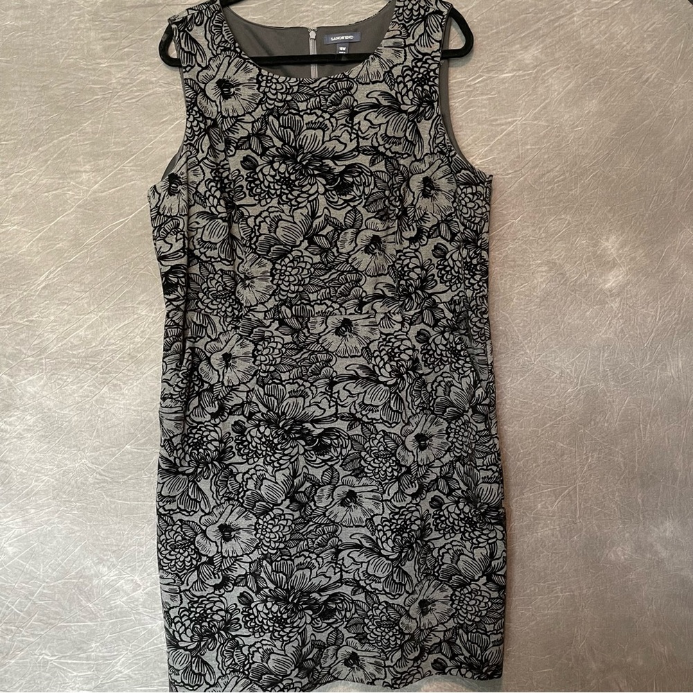 Lands End Ponte Shift Dress